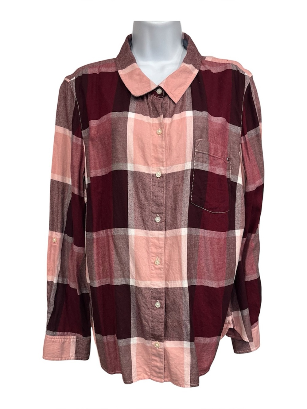 Tommy Hilfiger plaid button-down size XL